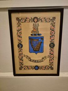Antique Irish Framed Art Print