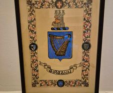Antique Irish Framed Art Print