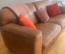 Italian leather sofa