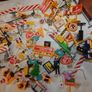 Large Bag Of Mixed Street, Train, Signs Great For Layouts Image 6