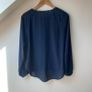 Navy Guess Oversized Charm Blouse Image 5