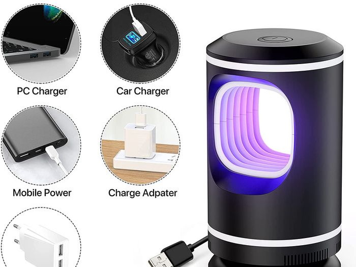 _Electric Insect Killer, Insect Trap, Mosquito Lamp with Suction Fan, No Toxic Chemicals, Effective for Reducing Flying Insects for Indoor Bedrooms and Gardens