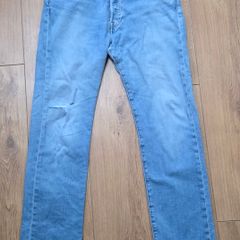Levi's 501 Premium Men's Distressed Jeans Size 32 Leg 30