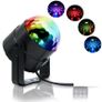 Sound Active RGB LED Stage Light Crystal Ball Disco Club DJ Party with RC Image 2