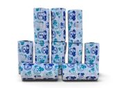 PE Printed White Perfumed Dog Poo Bags - 10 x rolls - 15 bags per roll