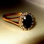 Vintage 9ct Gold Sapphire and Diamond Ring Image 4