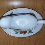 Royal Worcester Evesham porcelain  mint sauce boat & saucer Image 4