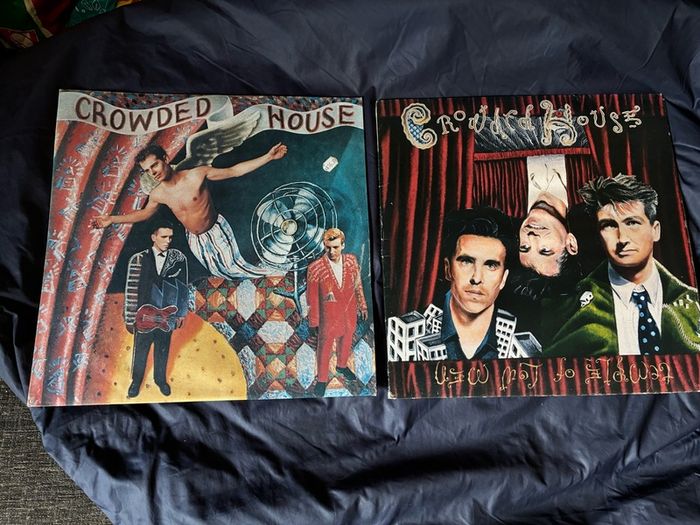 Crowded House 1986 + 88 vinyl albums