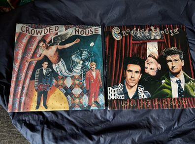 Crowded House 1986 + 88 vinyl albums