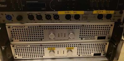 Amplifiers and processor and case