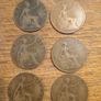Edward V11 pennies x6 FREEPOST Image 2