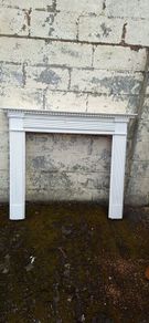 White fire surround
