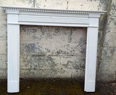 White fire surround