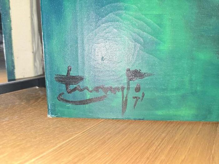 Original oil painting on canvas - signed