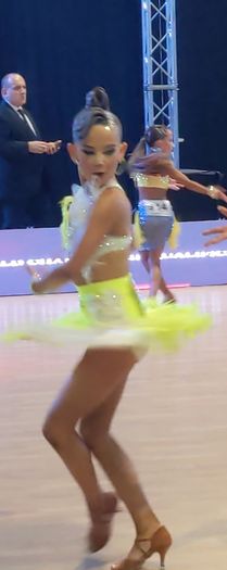 Junior Latin leotard and skirt