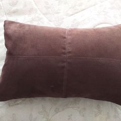 Brown Suede Cushion