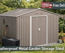 Metal Shed  9 x 6ft