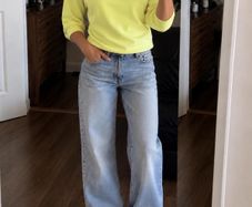 4th ARQ 3/4 Sleeves Yellow Jumper Size S New with Tags