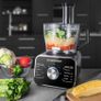 1100W Multifunctional Food Processor - Mixer, Crusher, Grinder, Citrus Juicer, Kneading Dough Blades with 3.2 L Bowl, 1.5 L Mixing Cup Black (FREE POSTAGE) Image 5