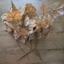 Artificial autumn leaves stems set of 5 Image 3
