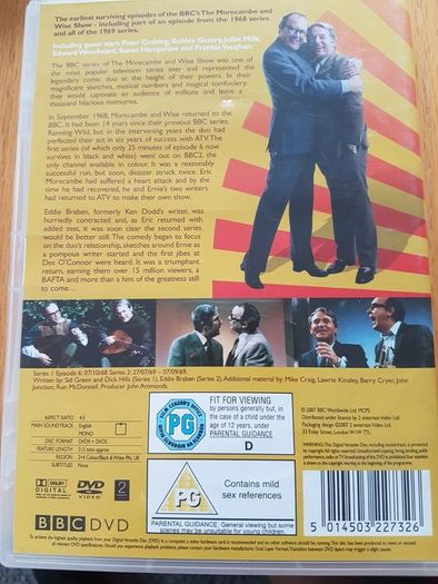 Morecambe & Wise - Series 1 / 2 & 3 DVD