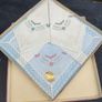 A Pair of Boxed Mid Century Estonia Opal Laced Hankerchiefs Image 3