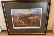 Donald Ayres Limited Edition Signed Print. Equestrian Fox Hunting Scene (27/350)