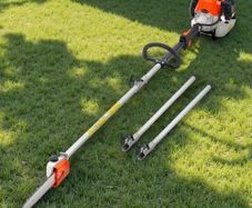 Gas Pole Saw, 33CC 2 Stroke Gas Powered Pole Saws with 20.3 cm Cutting Bar, Cordless Tree Trimmer with 850ml Fuel Tank, 2.08 to 3.58 m Extendable