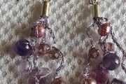 Sterling silver amethyst earrings