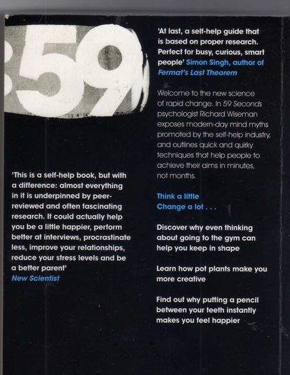 59 Seconds - Think A Little, Change Alot.
