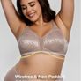 Brand New Women's Full Cup Minimizer Bra Full Cup Non-Wired Plus Size Image 3