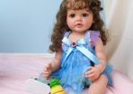 Reborn doll Girl Curly Hair