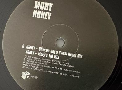 Moby (featuring Kelis) - Honey 12" single. With promo sticker. Plays great. Bargain!