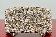 Diamond Lab-Grown Diamond Firecracker Statement Ring