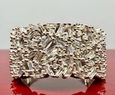 Diamond Lab-Grown Diamond Firecracker Statement Ring