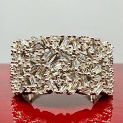 Diamond Lab-Grown Diamond Firecracker Statement Ring