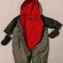 Waterproof Warm Fleece lined hooded Pram Suit wth mittens, all in one, Image 8