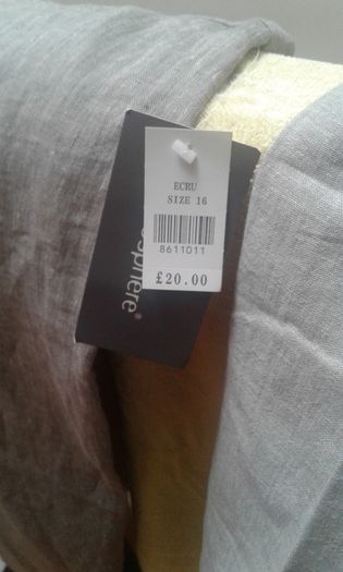 Womens Linen mix trousers.
