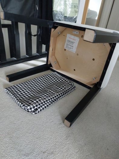 Ikea Sakarias dressing table stool with removable cover