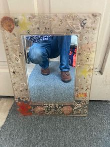 Seaside themed mirror