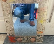 Seaside themed mirror