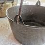 Very old antique pots 2 Brass / 1 copper Image 4