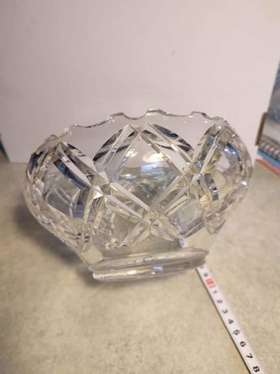 Nice Haevy Crystal Bowl No Stamp.