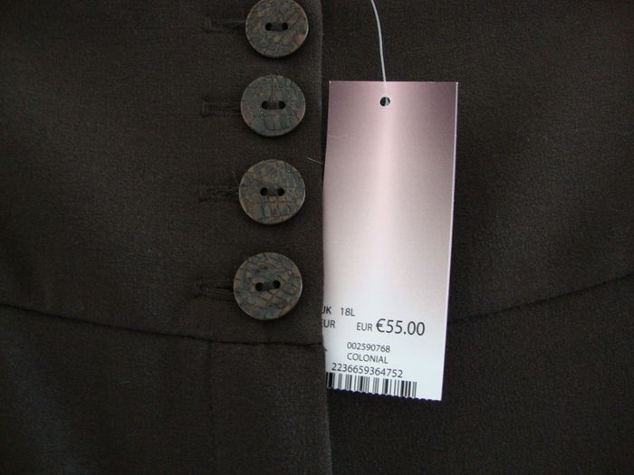Principles Brown High Waist Trousers - Size 18L