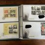 Collection of  77 UK First Day Cover stamps 2010 to 2013 in album Image 7