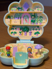 vintage polly pocket 1990 midges flower shop