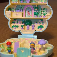 vintage polly pocket 1990 midges flower shop