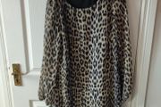 Animal Print Dress, size 10, as new