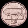 Ireland - 1996 - ERROR - 5 Pence - KM.28 - Bull - [2126] Image 2