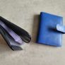 New Black Slim Cardholder for Men Women,Credit Card Holder, 24 Card Slots Wallet + Spare Blue Swapable Holder Image 2